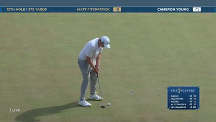 Matt Fitzpatrick | Round 4 | 12th hole | Shot 3 | 2026 THE PLAYERS