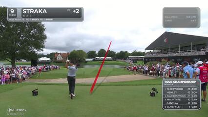 Sepp Straka | Round 3 | 9th hole | Shot 1 | 2025 TOUR Championship