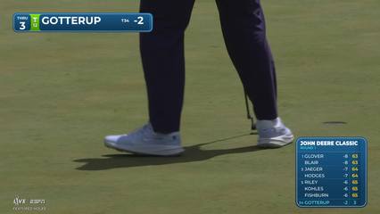 Chris Gotterup | Round 1 | 3rd hole | Shot 3 | 2026 John Deere