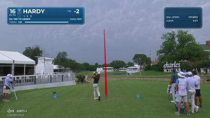 Nick Hardy | Round 1 | 16th hole | Shot 1 | 2025 Charles Schwab