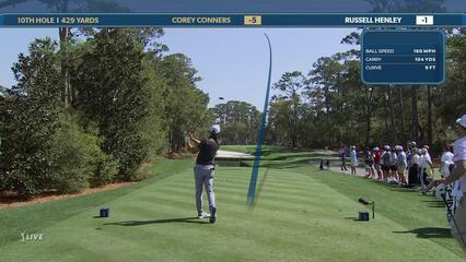 Corey Conners | Round 3 | 10th hole | Shot 1 | 2025 THE PLAYERS