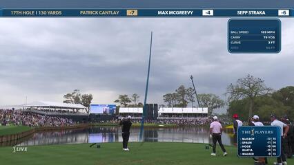 Patrick Cantlay | Round 4 | 17th hole | Shot 1 | 2025 THE PLAYERS