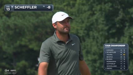 Scottie Scheffler | Round 2 | 13th hole | Shot 4 | 2026 TOUR Championship