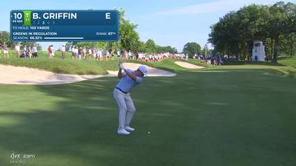 Ben Griffin | Round 1 | 10th hole | Shot 3 | 2026 John Deere