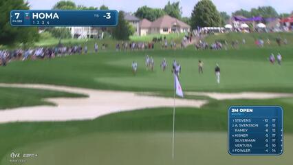 Max Homa | Round 1 | 7th hole | Shot 2 | 2025 3M Open