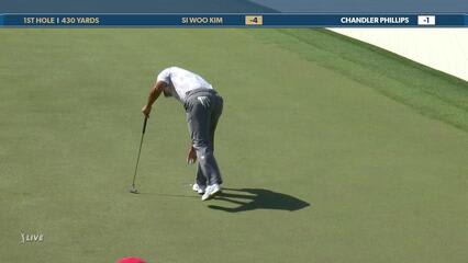 Si Woo Kim | Round 3 | 1st hole | Shot 3 | 2025 THE PLAYERS