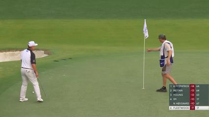 Tommy Fleetwood | Round 3 | 18th hole | Shot 3 | 2026 Truist Championship