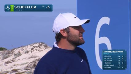 Scottie Scheffler | Round 2 | 6th hole | Shot 1 | 2026 AT&T Pebble Beach