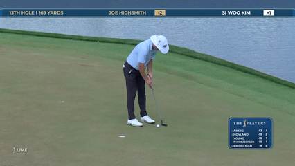 Joe Highsmith | Round 4 | 13th hole | Shot 3 | 2026 THE PLAYERS