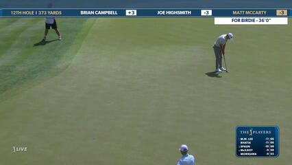 Matt McCarty | Round 2 | 12th hole | Shot 4 | 2025 THE PLAYERS