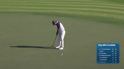 Takumi Kanaya | Round 1 | 17th hole | Shot 4 | 2025 The RSM Classic