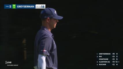 Max Greyserman | 2024 Wyndham | Round 4 | 5th hole | Shot 3