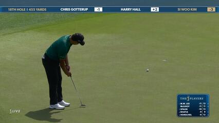 Si Woo Kim | Round 2 | 18th hole | Shot 5 | 2025 THE PLAYERS