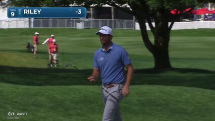 Davis Riley | Round 1 | 9th hole | Shot 4 | 2025 Travelers