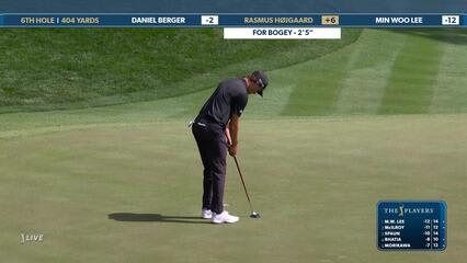 Rasmus Hojgaard | Round 2 | 6th hole | Shot 5 | 2025 THE PLAYERS