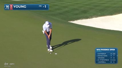 Cameron Young | Round 2 | 16th hole | Shot 3 | 2026 WM Phoenix Open