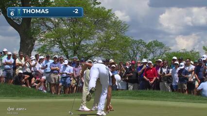 Justin Thomas | Round 1 | 6th hole | Shot 4 | 2025 Truist Championship