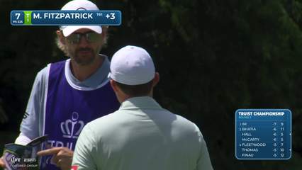 Matt Fitzpatrick | Round 2 | 7th hole | Shot 3 | 2026 Truist Championship