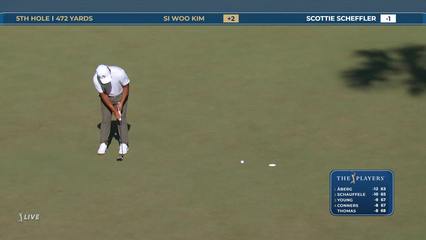 Si Woo Kim | Round 3 | 5th hole | Shot 4 | 2026 THE PLAYERS