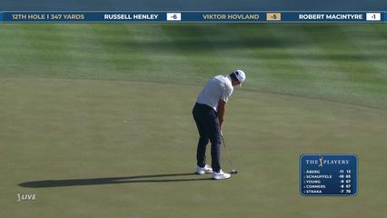 Viktor Hovland | Round 2 | 12th hole | Shot 4 | 2026 THE PLAYERS