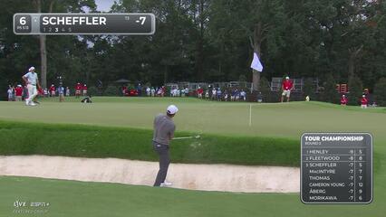 Scottie Scheffler | Round 2 | 6th hole | Shot 3 | 2025 TOUR Championship