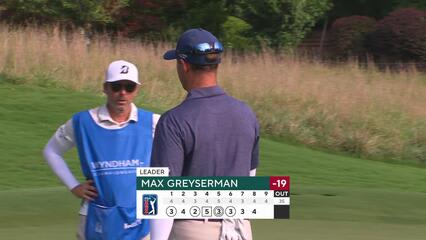 Max Greyserman | 2024 Wyndham | Round 4 | 8th hole | Shot 4