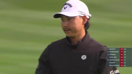 Min Woo Lee | Round 3 | 15th hole | Shot 4 | 2026 AT&T Pebble Beach