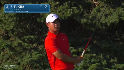 Tom Kim | Round 3 | 2nd hole | Shot 1 | 2025 3M Open