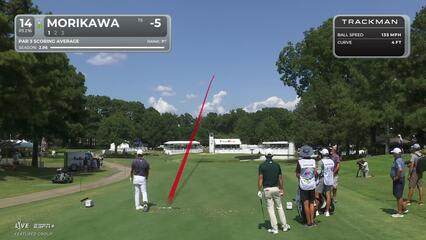 Collin Morikawa | Round 1 | 14th hole | Shot 1 | 2025 FedEx St. Jude