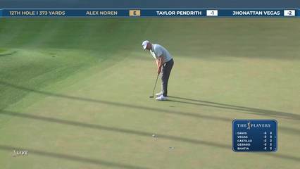 Alex Noren | Round 1 | 12th hole | Shot 4 | 2026 THE PLAYERS