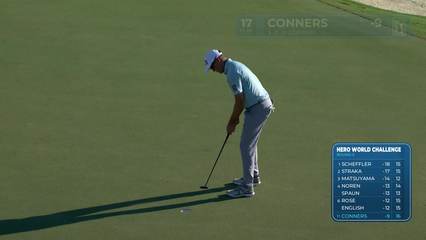 Corey Conners | Round 3 | 17th hole | Shot 3 | 2025 Hero World Challenge