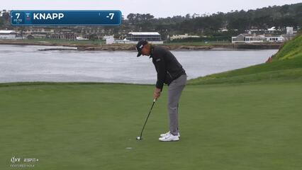 Jake Knapp | Round 1 | 7th hole | Shot 3 | 2025 AT&T Pebble Beach