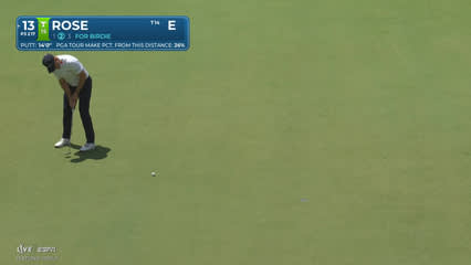 Justin Rose | Round 1 | 13th hole | Shot 3 | 2026 Truist Championship