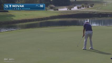 Andrew Novak | Round 2 | 14th hole | Shot 5 | 2025 The RSM Classic