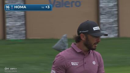 Max Homa | Round 2 | 16th hole | Shot 3 | 2025 Valero