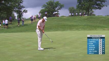 Davis Thompson | Round 4 | 1st hole | Shot 4 | 2025 John Deere