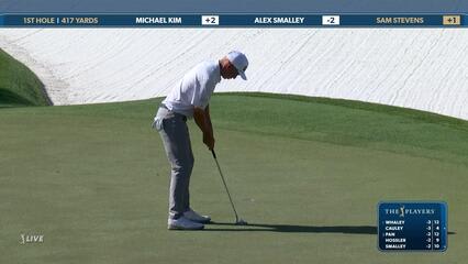 Sam Stevens | Round 1 | 1st hole | Shot 4 | 2025 THE PLAYERS