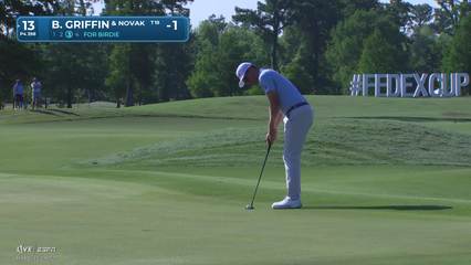 Ben Griffin | Round 1 | 13th hole | Shot 4 | 2026 Zurich Classic