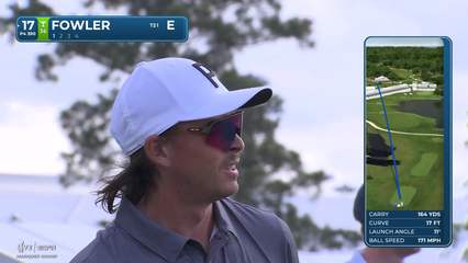 Rickie Fowler | Round 1 | 17th hole | Shot 1 | -1 