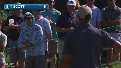 Adam Scott | Round 3 | 8th hole | Shot 3 | 2025 3M Open