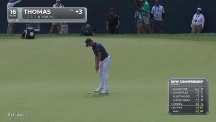 Justin Thomas | Round 2 | 16th hole | Shot 5 | 2025 BMW Championship