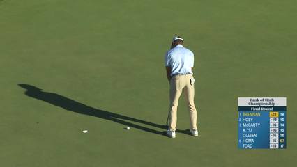 Michael Brennan | Round 4 | 15th hole | Shot 3 | 2025 Bank of Utah