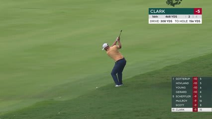 Wyndham Clark | Round 3 | 16th hole | Shot 2 | 2026 TOUR Championship