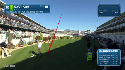 Si Woo Kim | Round 4 | 16th hole | Shot 1 | 2026 WM Phoenix Open