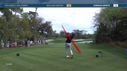 William Mouw | Round 3 | 5th hole | Shot 1 | 2026 THE PLAYERS