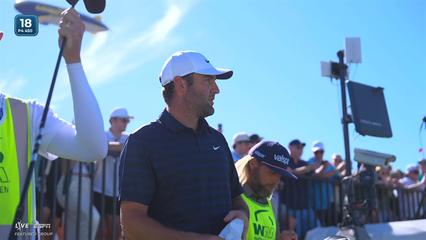 Scottie Scheffler | Round 3 | 18th hole | Shot 1 | 2026 WM Phoenix Open