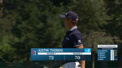 Justin Thomas | Round 2 | 9th hole | Shot 4 | 2025 Procore