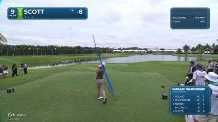 Adam Scott | Round 4 | 9th hole | Shot 1 | 2026 Cadillac