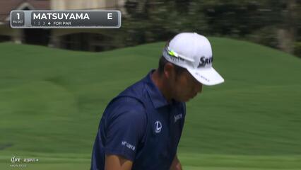 Hideki Matsuyama | Round 1 | 1st hole | Shot 4 | 2025 TOUR Championship