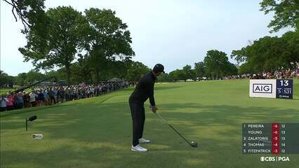 Mito Pereira | 2022 PGA Championship | Round 4 | 13th hole | Shot 1